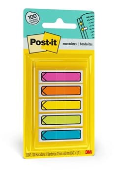 POST-IT 3M FLAG SETA 5 CORES NEON