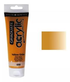 TINTA GRADUATE ACRILICO OCRE AMARELO 120
