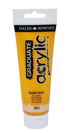 TINTA GRADUATE ACRILICO OURO HUE 120ML D