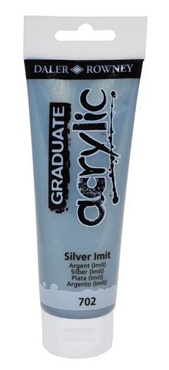 TINTA GRADUATE ACRILICO PRATA HUE 120ML 