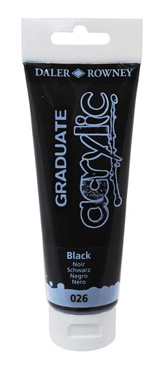 TINTA GRADUATE ACRILICO PRETO 120ML DALE