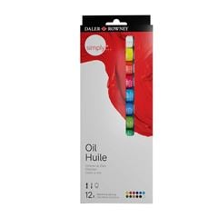 TINTA A OLEO DR SIMPLY 12ML SET 12 CORES