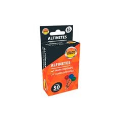 ALFINETE MAPA REDONDO C/50UN SORTIDO