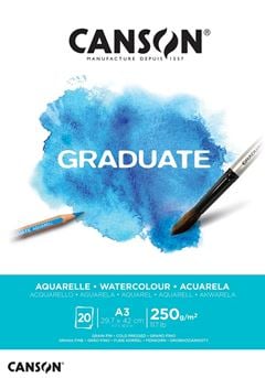 BLOCO DE DESENHO GRADUATE AQUARELA A3 25