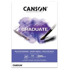 BLOCO DE DESENHO GRADUATE MULTI TECNICA