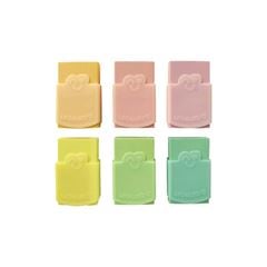 BORRACHA PLASTICA COLOR PASTEL