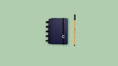 CADERNO INTELIGENTE DARK BLUE - CIIN1095