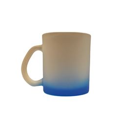 CANECA VIDRO 320ML DEG. JAT. AZUL