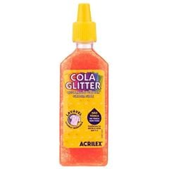 COLA GLITTER LARANJA 35G ACRILEX