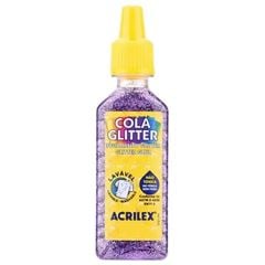 COLA GLITTER DZ/COR ACRILEX LILAS - 0291