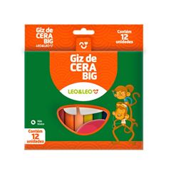 GIZ DE CERA 12 CORES FINO 88MM