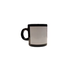 CANECA CERAMICA 100ML PR C/TARJA BRANCA