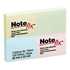 BLOCO 3M NOTEFIX 4BL 38X50MM C/100FL