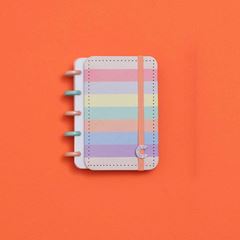 CADERNO INTELIGENTE ARCO-IRIS PASTEL - 