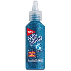 COLA GLITTER TRIS 12X23G AZ SHRINK 12TB 