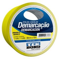FITA DEMARCACAO TEKBOND AMARELA RL 48MMX