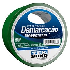 FITA DEMARCACAO TEKBOND VERDE RL 48MMX15