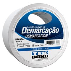 FITA DEMARCACAO TEKBOND BRANCA RL 48MMX1
