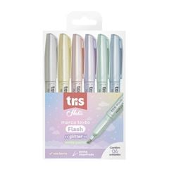 MARCA TEXTO TRIS FLASH GLIT DREAMY CJT 0