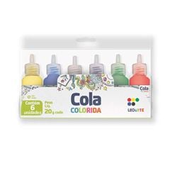 COLA COLORIDA 6 CORES 25G