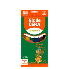 GIZ DE CERA 6 CORES FINO 88MM