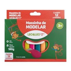 MASSINHA DE MODELAR AMIDO 12 CORES 180G