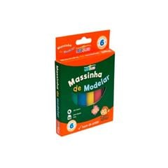 MASSINHA DE MODELAR AMIDO 6 CORES 90G
