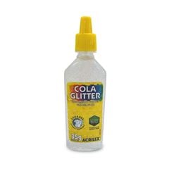COLA GLITTER DZ/COR ACRILEX CRISTAL - 02
