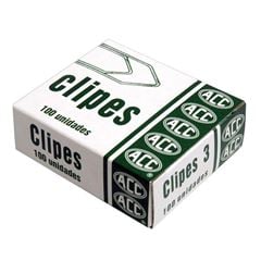 CLIPS GALVANIZADO N 3 ACC C/100UN - 9.11
