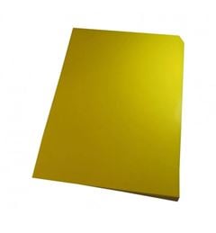 CAPA PP COURO AMARELO A4 0.30MM P/100