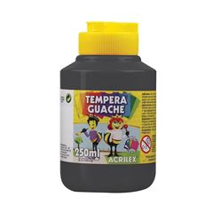 TEMPERA GUACHE 250ML PRETO