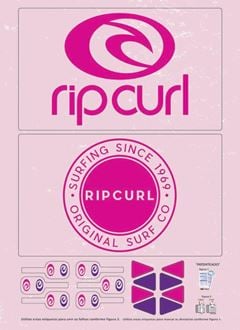 CADERNO ESPIRAL UNIV RIP CURL GIRL 10X1
