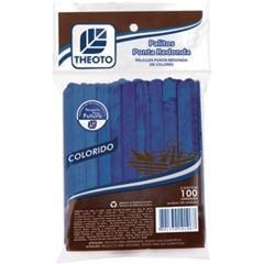 PALITO PONTA REDONDA AZUL 100UN THEOTO