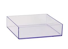 BANDEJA ORG. QUADRADA MODULAR M CRISTAL