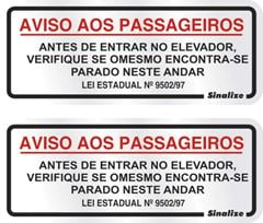 PLACA SINALIZE EM ALUMINIO 15X15CM AVISO