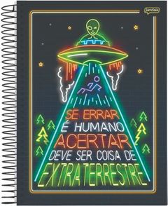 CADERNO ESPIRAL PLACAS HUMOR 12X1 192FLS