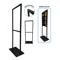 SUPORTE P/ BANNER BASE QUADRADA 60X80