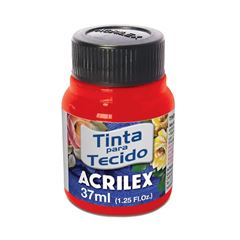 TINTA TECIDO FLUOR/37ML VERMELHO