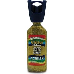 TINTA DIMENSIONAL GLITTER OURO