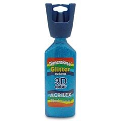 TINTA DIMENSIONAL GLITTER AZUL