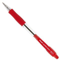 CANETA ESF 0.7MM VERMELHA SUPER GRIP-10R