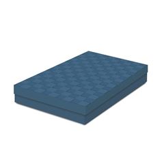 CAIXA C/TAMPA BAIXA DENIM C/RELEVO M