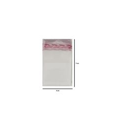 SACO ADESIVADO TRANSPARENTE 25X35+3 ABA