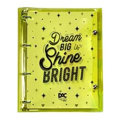 CADERNO ARG. UNIV BUBBLE AM NEON C/192FL