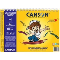 CADERNO MEU PRIMEIRO CANSON 140G A4 C/20