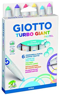 ESTOJO HIDROCOR TURBO GIANT PASTEL 6 COR