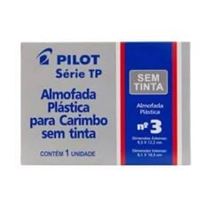 ALMOFADA P/ CARIMBO PILOT N°3 S/TINTA
