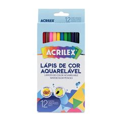LAPIS 12 CORES AQUARELAVEL C/PINCEL