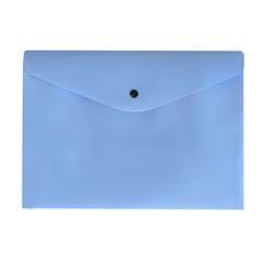 ENVELOPE C/BOTAO A4 SERENA AZUL PASTEL