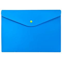 ENVELOPE C/BOTAO A4 FULL COLOR AZUL